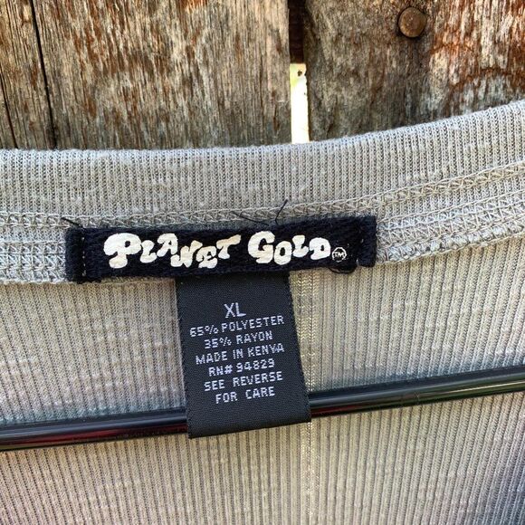 Planet Gold short sleeve fitted long sweater type - Picture 5 of 6